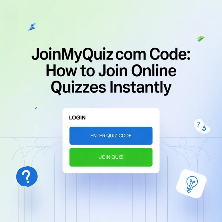 Joinmyquiz.com Code: How to Join Online Quizzes Instantly